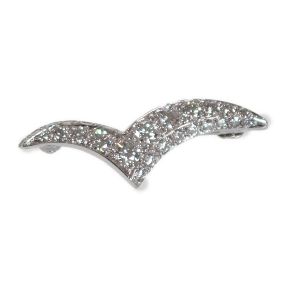 Tiffany Seagull Diamond Brooch Platinum